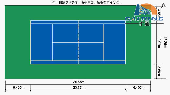 網(wǎng)球場標(biāo)準(zhǔn)尺寸